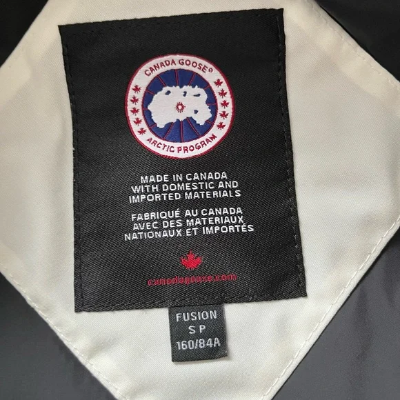 Canada Goose White Puffer Jacket with Fur Hood - Picture 13 of 16